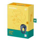 Satisfyer Ring 2 Power Rechargeable Silicone Cock Ring Blue > Sex Toys For Men > Love Ring Vibrators